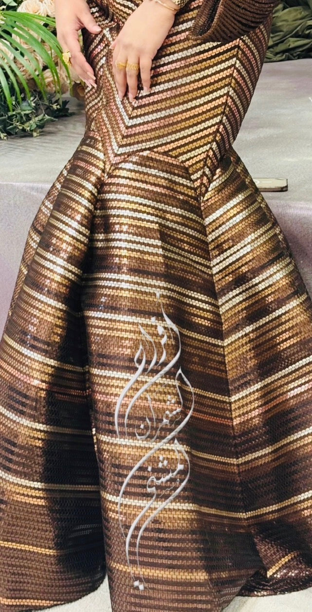فستان سهرة