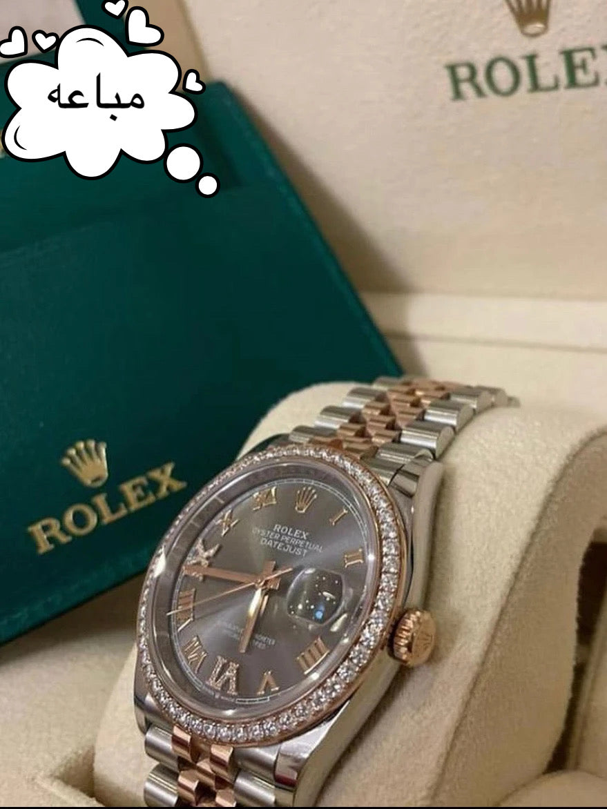 ساعة رولكس المينا دارك قري