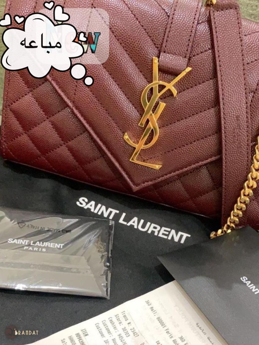 جنطة سان لوران جلد كافيار